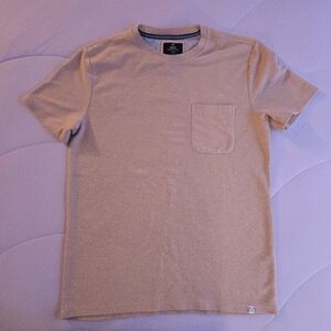 MBX Premium Goods Heritage Beige or Light Tan Pocket Tshirt NWOT